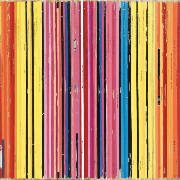 Didier Delgado – Bande son remix du Marilyn orange de Warhol – acrylique sur toile – 100 x 100 cm – 3500 €