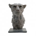 Isabelle Carabantes - Tête de guépard - bronze - 32 x 33 x 20 cm - 5900 €