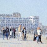 Luc Lavenseau - Biarritz, Impression 10 - huile sur toile - 46 x 61 cm - 2100 €