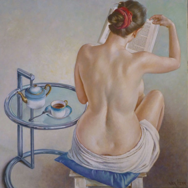 Francine Van Hove - Ellipse - huile sur toile - 56 x 56 cm