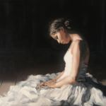 Luc Lavenseau - La danseuse - huile sur toile - 73 x 92 cm - 3000 €