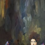 Swan Scalabre - Nocturne n°3 - huile sur bois - 40 x 20 cm