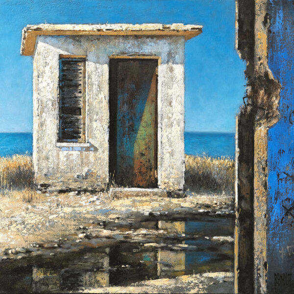 Christian Benoist – Edicule blanc – huile sur toile – 33 x 46 cm – 2600 €