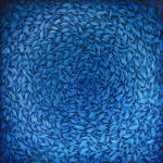 Laurent de Vismes – Insomnie 4 – huile sur toile – 104 x 104 cm – 4000 €