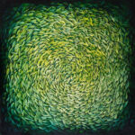 Laurent de Vismes – Insomnie 2 – huile sur toile – 104 x 104 cm – 4000 €