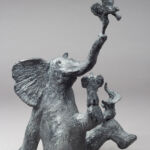 Sophie Verger – En Afrique – Bronze – 26 x 17 x 12,5 cm – Fonderie Avangini – 3100€