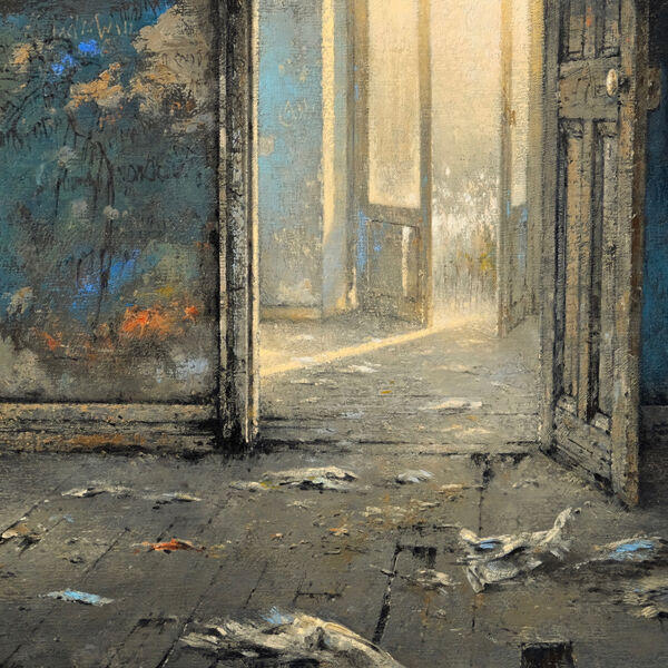 Christian Benoist – Poussière – huile sur toile – 40 x 80 cm – 4800 €