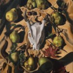 ordan Nobuko Baker – Mabon with Thomas Cole Pear – huile sur toile – 50 x 40 cm