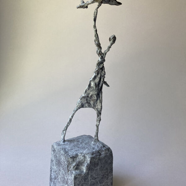 Christophe Rouleaud – L’apprenti pilote – Bronze 2/8 – 29 x 11 x 10 cm – 1700 €