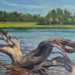Richard T Scott – Skidaway – huile sur toile – 15 x 20 cm