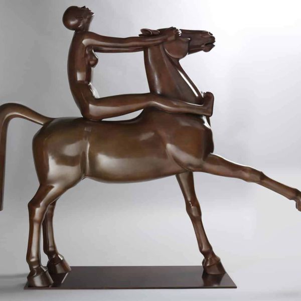 Chengdong Guo – Croyez-moi ! – Bronze 1/8 – 110 x 92 x 23 cm