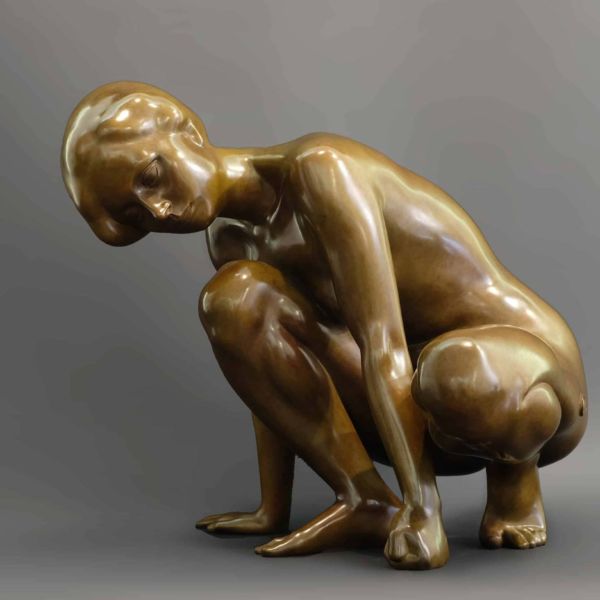 Chengdong Guo – Femme nue – bronze 1/8 – 45 x 40 x 35 cm