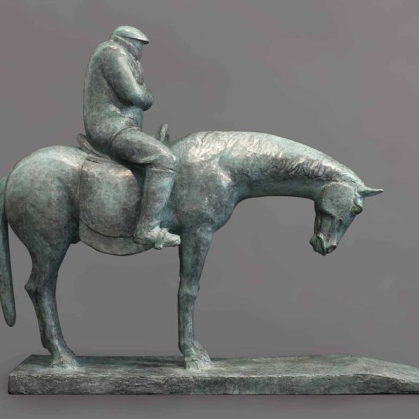 Chengdong Guo – L’hiver – bronze 3/8 – 52 x 18 x 46 cm