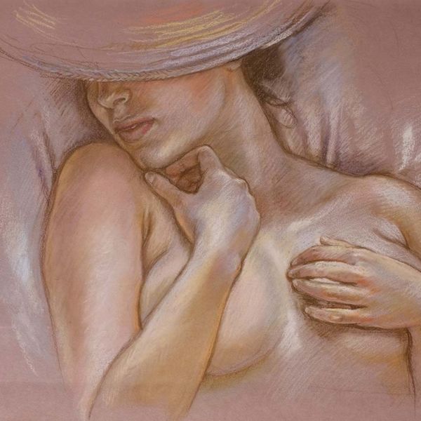 Francine Van Hove – Le Chapeau de Rivka – Pastel – 50 x 66 cm – 3000 €