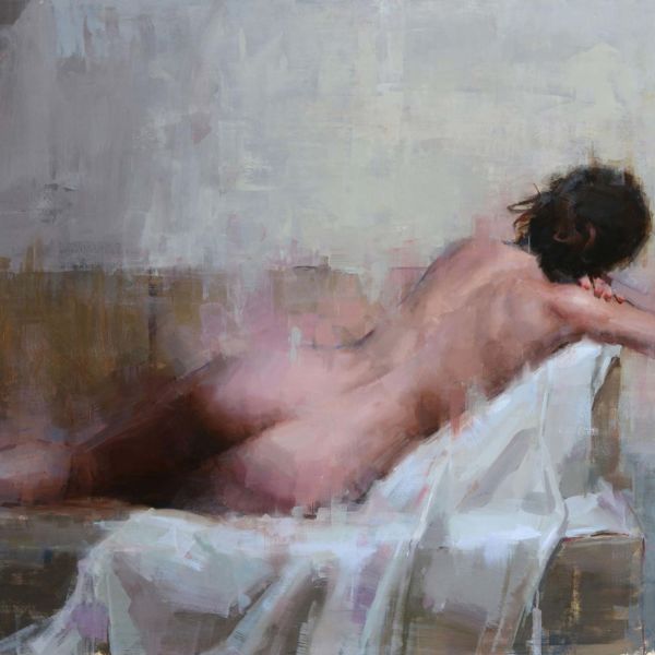 Jacob Dhein – Nude – huile sur bois – 70 x 90 cm – 5200 €