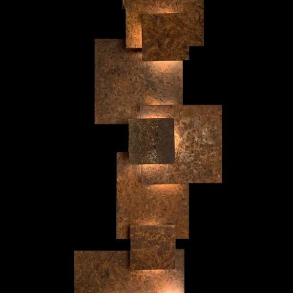 Maxime Lutun – Totem – sculpture en acier corten – série limitée à quatre exemplaires – 205 x 50 x 25 cm – 6200 €
