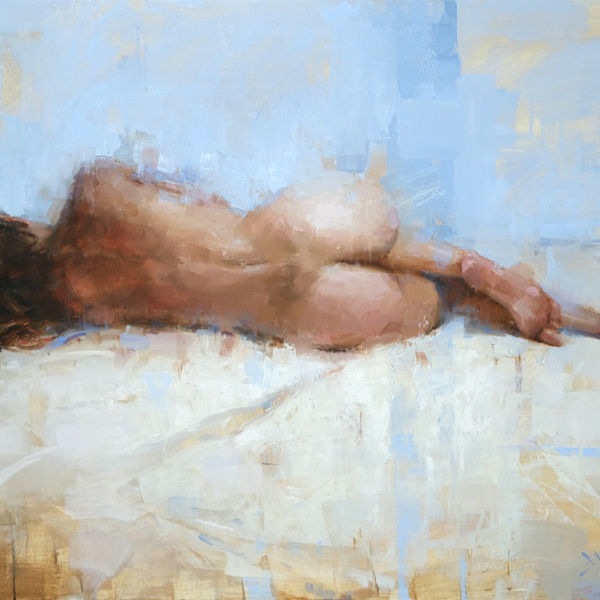 Jacob Dhein - Reclining nude - huile sur bois - 70 x 100 cm - 6200 €