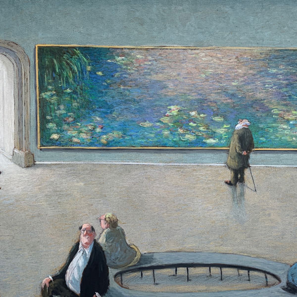 Thomas Bossard - Monet - huile sur toile - 81 x 130 cm - 6300 €