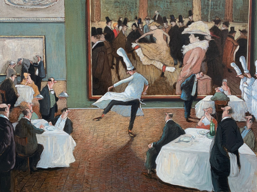 Thomas Bossard - Lautrec - huile sur toile - 97 x 130 cm - 7000 €