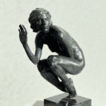 Jana Buettner - Trapped - bronze - 27 x 18 x 8 cm