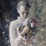 Luc Lavenseau - Rêve de fleurs - huile sur toile - 65 x 54 cm - 2100 €