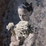 Luc Lavenseau - Rêve de fleurs - huile sur toile - 65 x 54 cm - 2100 €