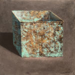 Stéphane Braud - Pot à pigments - pigments sur métal - 75 x 75 cm - 4800 €