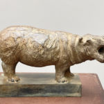 Isabelle Carabantes - Hippopotamus - bronze - 28 x 12 x 16 cm - 3700 €