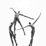 Nancy Vuylsteke de Laps - Etoile filante - bronze - 39 x 26 x 24 cm - 4200 €