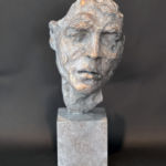 Irina Shark - Le masque de Camille - bronze - 36 x 13 x 16 cm - 4700 €