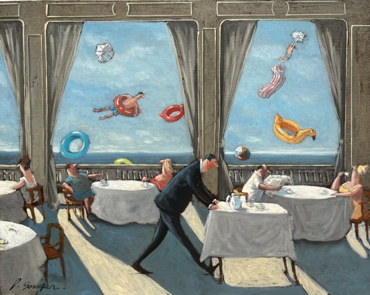 Thomas Bossard - Brouillarta au Palais II - huile sur toile - 73 x 92 cm - 5000 €