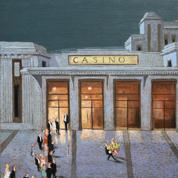 Thomas Bossard - Les gagnants - huile sur toile - 116 x 89 cm - 5700 €