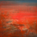 Michel Houplain - L'horizon - huile sur toile - 100 x 100 cm - 3500 €