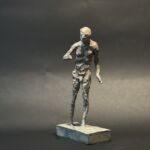 Michel Houplain - L'homme qui marche - bronze - 22 x 11 x 6 cm - 900 €