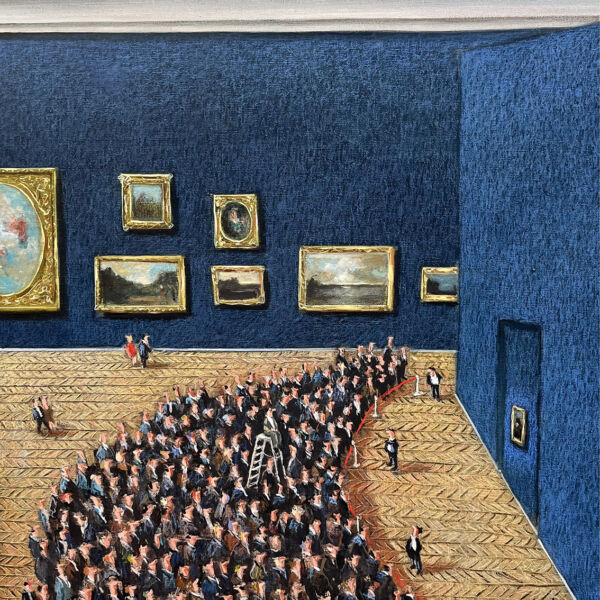 Thomas Bossard - La Joconde - huile sur toile - 116 x 89 cm - 5700 €