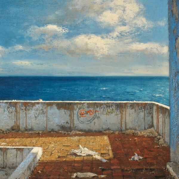 Christian Benoist - Plein air - huile sur toile - 33 x 55 cm
