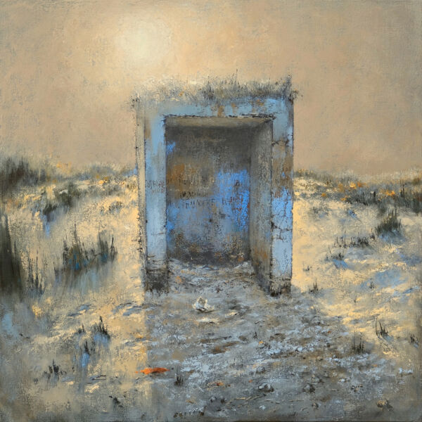 Christian Benoist - Dune - huile sur toile - 60 x 60 cm