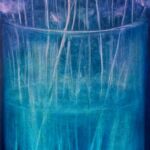 Laurent de Vismes - La nuit des fleurs - huile sur toile - 120 x 60 cm - 2000 €