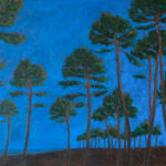 Laurent de Vismes - Crépuscules des pins - Pastel sur papier - 50 x 73 cm - 1000 €