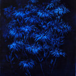 Laurent de Vismes - Dahlias - huile sur toile - 40 x 30 cm - 800 €