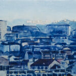 Marc Vuillermoz - Turin - huile sur bois - 40 x 70 cm