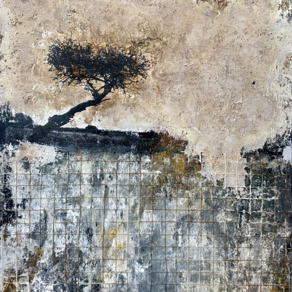 Zou - L’arbre couché - Technique mixte sur toile - 100x73 cm - 2800€