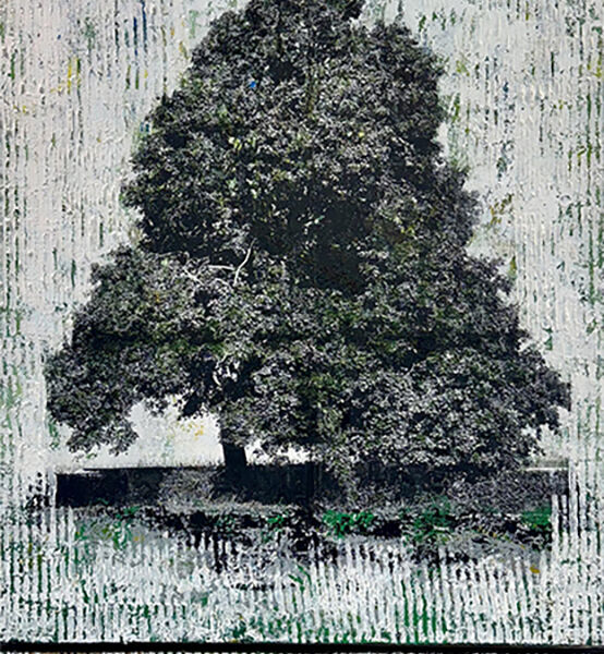 Zou - Yggdrasil - Technique mixte sur toile - 120x80 cm et 40x80 cm - 4200 €
