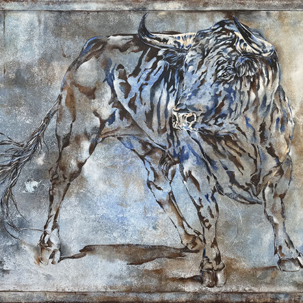 Agnès B Davis - Toro - acrylique sur toile - 97 x 146 cm