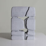 Ttitto Aguerre - Errai II - Béton sur Okume - 26 x 19 x 6 cm - 1800 €