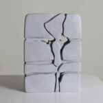 Ttitto Aguerre - Errai III - Béton sur Okume - 26 x 19 x 6 cm - 1800 €