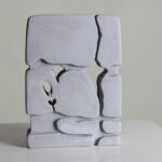 Ttitto Aguerre - Errai IV - Béton sur Okume - 26 x 19 x 6 cm - 1800 €