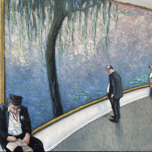 Thomas Bossard - Le Bic Quatre couleurs - huile sur toile - 89 x 116 cm