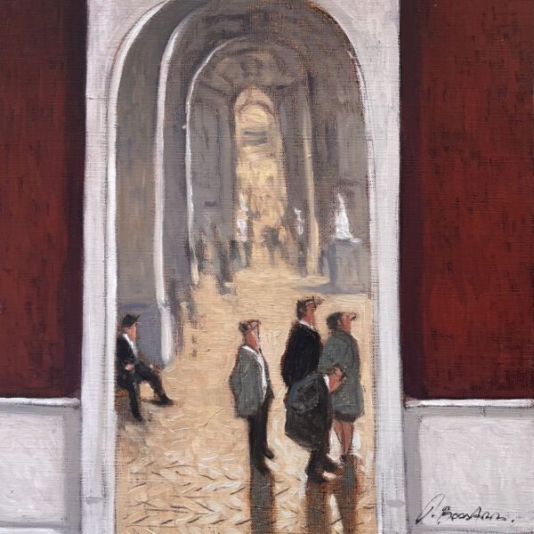 Thomas Bossard - Le détail - huile sur toile - 38 x 46 cm