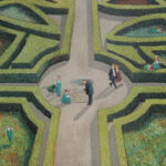 Thomas Bossard - Le paysagiste - huile sur toile - 89 x 116 cm